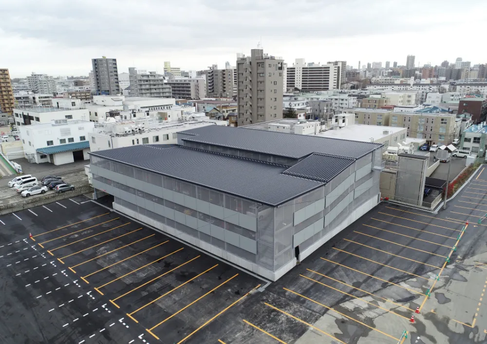 ジェイ・アール北海道バス 自走式立体駐車場