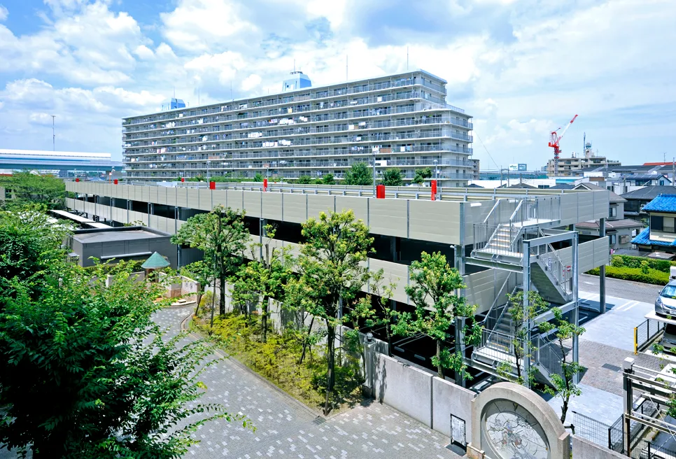 マンション併設駐車場